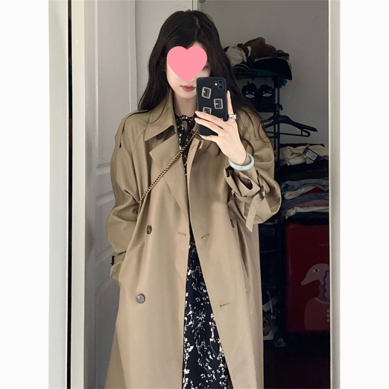 Ženska windbreaker jakna, smjesa pamuka i poliestera, A-kroj, ovratnik u stilu sakoa, ultra kratka duljina (≤40 cm), Proljeće 2025
