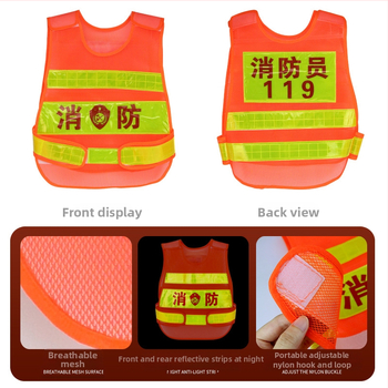 Laste tuletõrje rollimängu komplekt plastist veepüstoliga, seljakotiga, kiivriga ja tuletõrjevahendiga, sobiv 4–6-aastastele lastele.