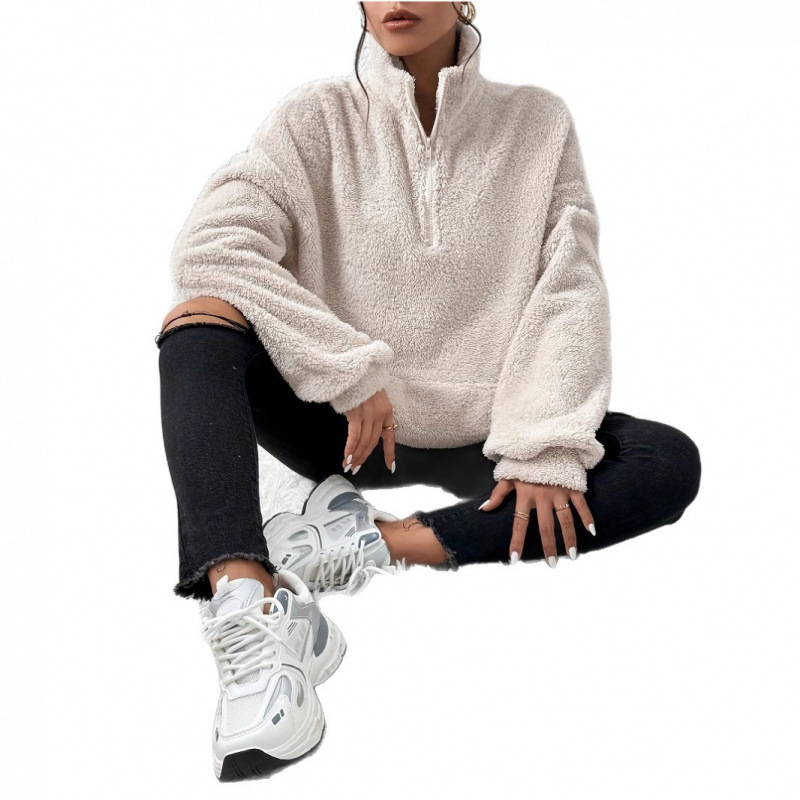 Ženska kapuljača duga jakna od poliestera, flutter rukavi, ovratnik za vješanje, 100% poliester, gradski elegantan komad za svakodnevno nošenje, jesen 2025