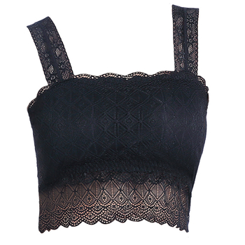 Ženski top bez naramenica za oblačenje grudi s ultra-tankim čašicama, 1/2 čašice, Nylon/Nylon, Spandex/Lycra, prozračan