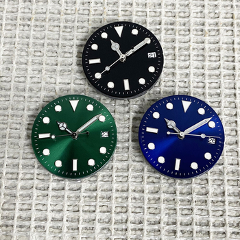 Pulksteņa ciparnīca bez marķieriem, luminescējoša, saderīga ar NH36/NH35 kustībām