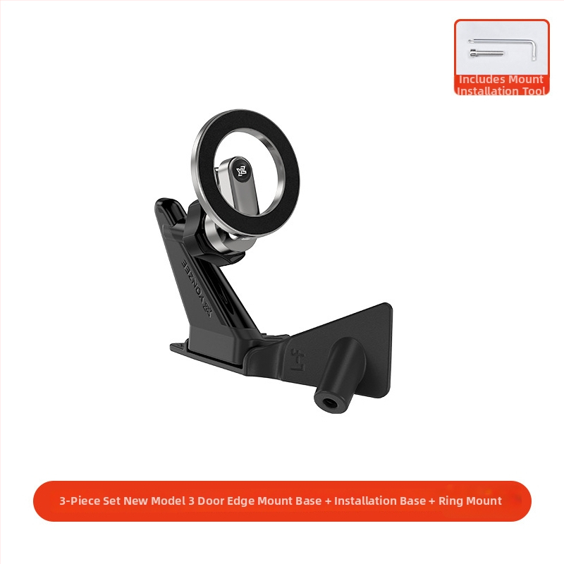 Tesla suderinamas telefono laikiklis oro ventiliui – Snap-On montavimas, prekė YZ