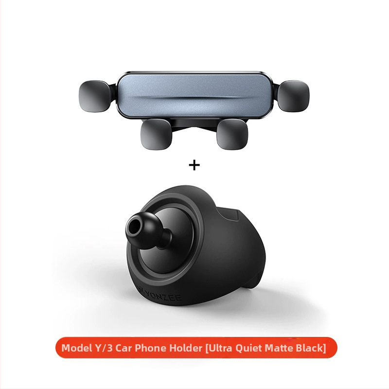 Tesla suderinamas telefono laikiklis oro ventiliui – Snap-On montavimas, prekė YZ