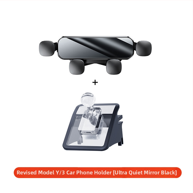 Tesla suderinamas telefono laikiklis oro ventiliui – Snap-On montavimas, prekė YZ