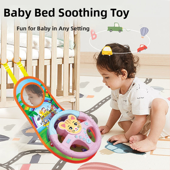 Laste volanivõti auto tagaistmele — hariduslik muusikaline rool (plastikust; patareidega; sobib 4–6-aastastele)