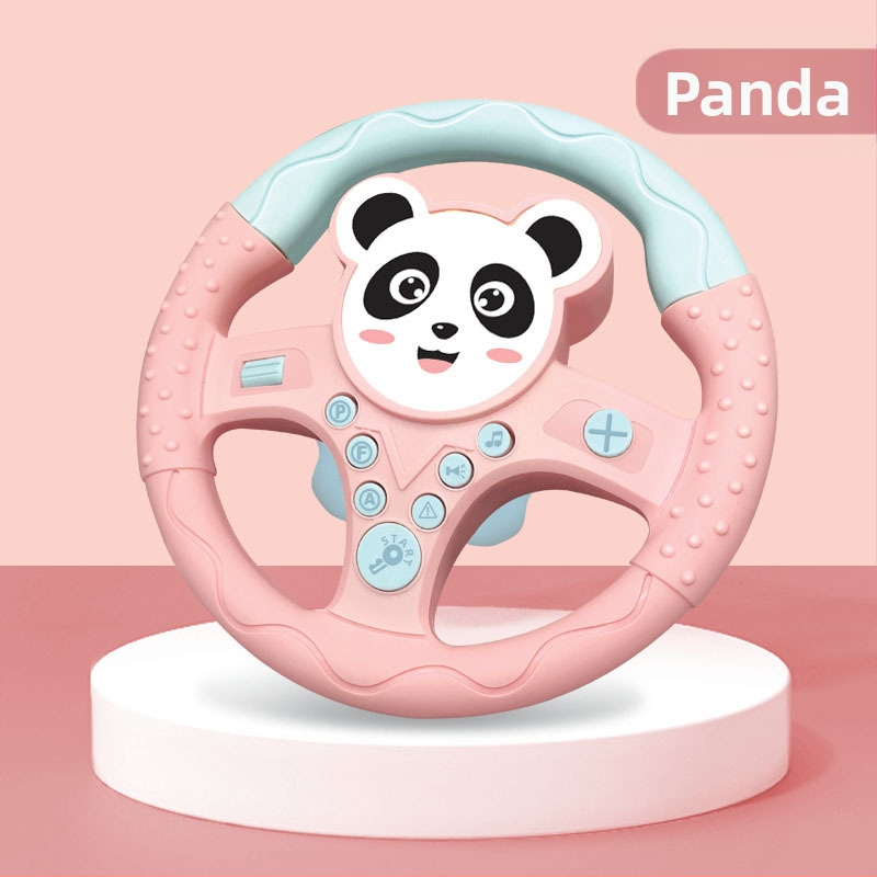 Laste volanivõti auto tagaistmele — hariduslik muusikaline rool (plastikust; patareidega; sobib 4–6-aastastele)