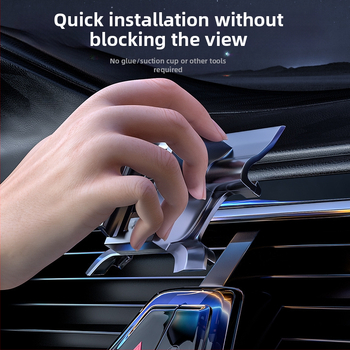 Audi prietaisų skydelio telefono laikiklis su snap-on baze, suderinamas su A3/A4L/A5/A6LL ir Q2/Q3/Q5L/Q7