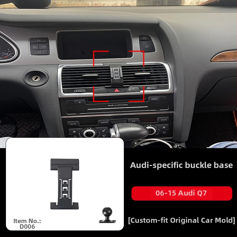 Audi prietaisų skydelio telefono laikiklis su snap-on baze, suderinamas su A3/A4L/A5/A6LL ir Q2/Q3/Q5L/Q7