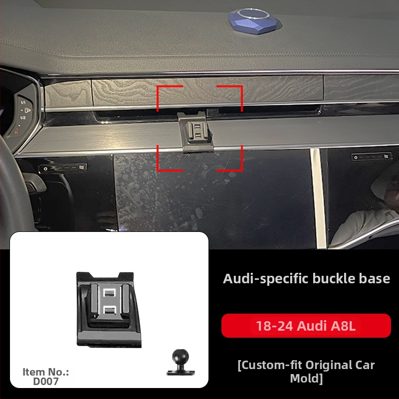 Audi prietaisų skydelio telefono laikiklis su snap-on baze, suderinamas su A3/A4L/A5/A6LL ir Q2/Q3/Q5L/Q7