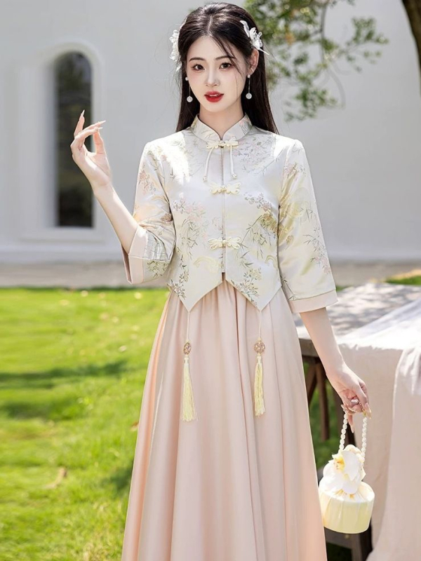 Koszorúslány ruha, egy váll, A-vonal, Chenille anyag, elasztán 90-95%, hosszú szoknya