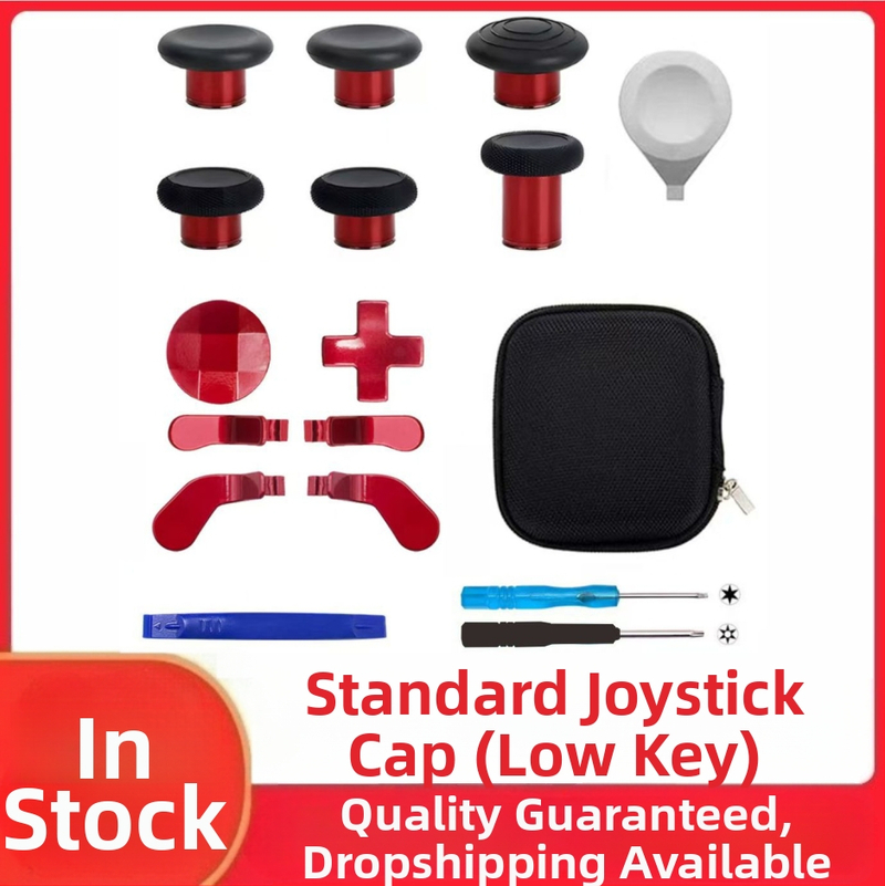 Xbox Elite Series 2 valdiklio atsarginės dalys – plieniniai mygtukai ir rocker pedalai, medžiaga plienas, svoris 120 g, suderinama su Elite Series 2, DIY