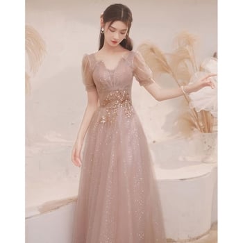Haljina za odrasle u A-liniji, bez rukava, off-shoulder izloženih ramena, duga suknja, chenille tkanina s elastanom