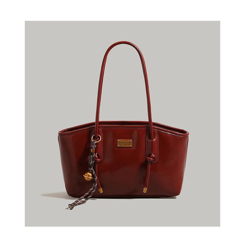 Сватбена чанта Tote от PU кожа, хоризонтална квадратна форма, цип при затваряне, вътрешен джоб с цип и джоб за телефон, пролет 2025