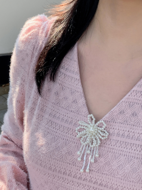 K2917 Francia V-nyakú retro csipkés ruha, hosszú A-vonal, téli stílus