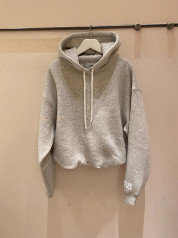 Ανδρικό βαμβακερό φούτερ με κουκούλα – Κορεάτικου στυλ, ευρύχωρη γραμμή, πουλόβερ, 96%+ βαμβάκι, 300 g/m²