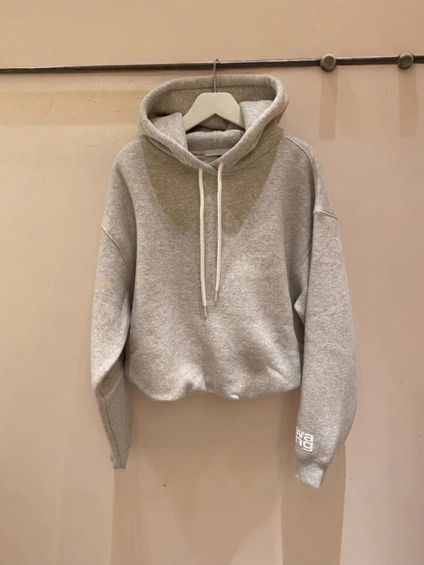 Ανδρικό βαμβακερό φούτερ με κουκούλα – Κορεάτικου στυλ, ευρύχωρη γραμμή, πουλόβερ, 96%+ βαμβάκι, 300 g/m²