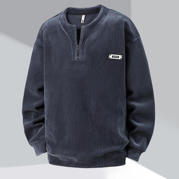 Plus veličine fleece džemper za muškarce — debeli, oversize kroj, dugi rukav, zima (poliesterski 91–95%, dvostrani austrijski fleece)