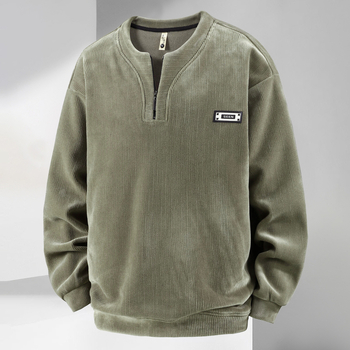 Plus veličine fleece džemper za muškarce — debeli, oversize kroj, dugi rukav, zima (poliesterski 91–95%, dvostrani austrijski fleece)