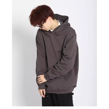 Muški hoodie s fleeceom, kapuljom, slobodan kroj, dugi rukavi, 90% pamuk