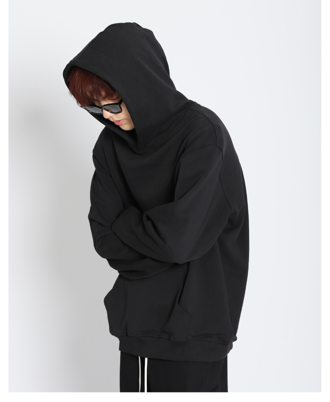 Muški hoodie s fleeceom, kapuljom, slobodan kroj, dugi rukavi, 90% pamuk