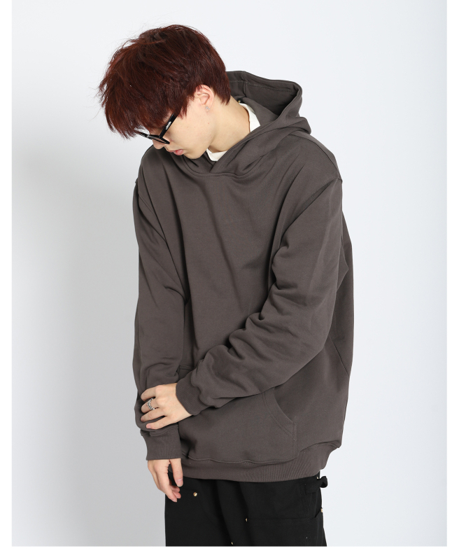 Muški hoodie s fleeceom, kapuljom, slobodan kroj, dugi rukavi, 90% pamuk