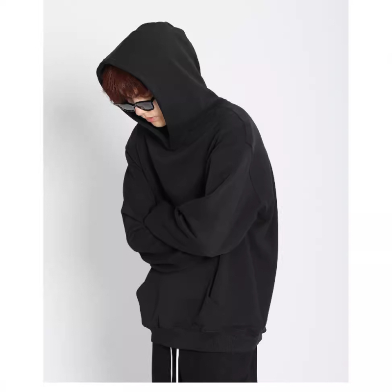 Muški hoodie s fleeceom, kapuljom, slobodan kroj, dugi rukavi, 90% pamuk