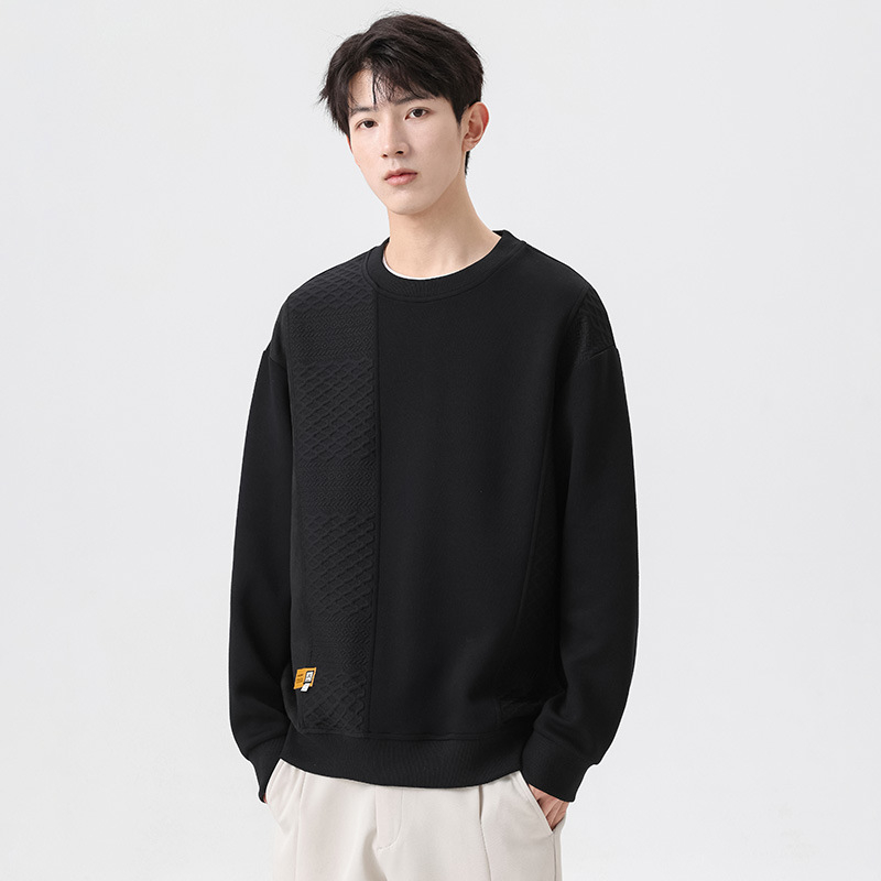 Muški sweatshirt, dugi rukavi, okrugli izrez, labavi kroj, pamuk 62%, print