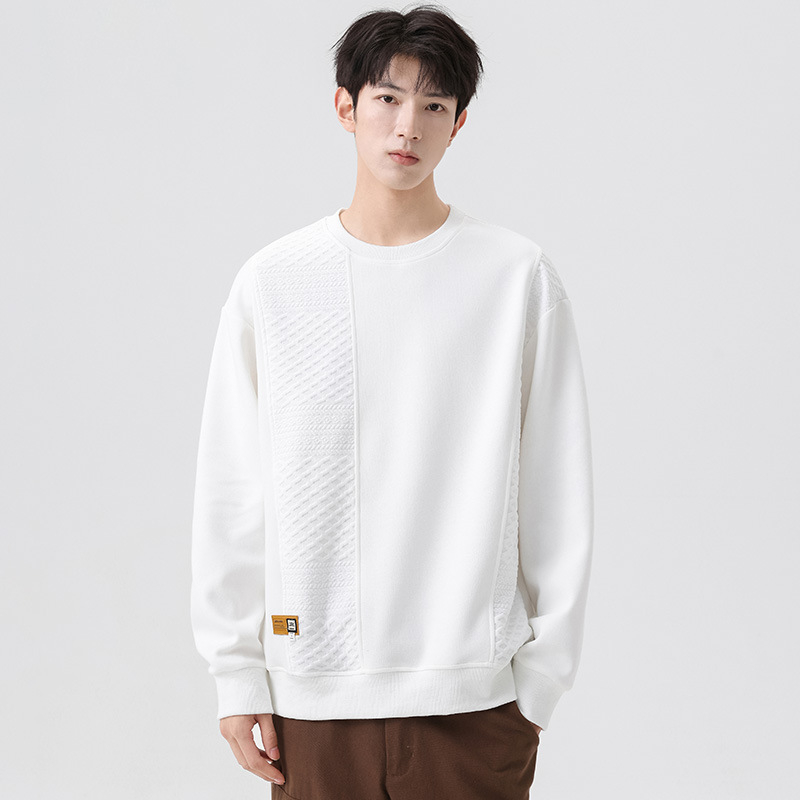 Muški sweatshirt, dugi rukavi, okrugli izrez, labavi kroj, pamuk 62%, print