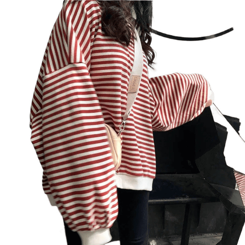 Mikina/fleece pulover s abstraktnim uzorkom, modalno vlakno, dugi rukav, stojeći ovratnik