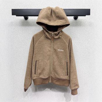 Kapuljača Sherpa duksa džemper s izvezenim slovima, normalnog kroja