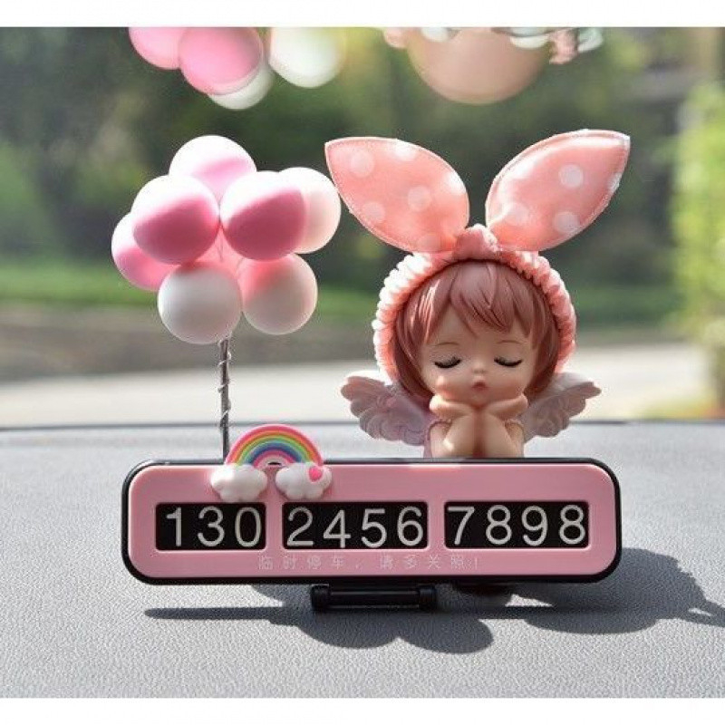 Chiweng Privremena pločica za parkiranje autom – Plastika, bez prilagođavanja, skriveni nosač