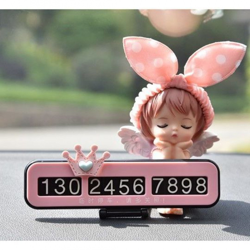 Chiweng Privremena pločica za parkiranje autom – Plastika, bez prilagođavanja, skriveni nosač