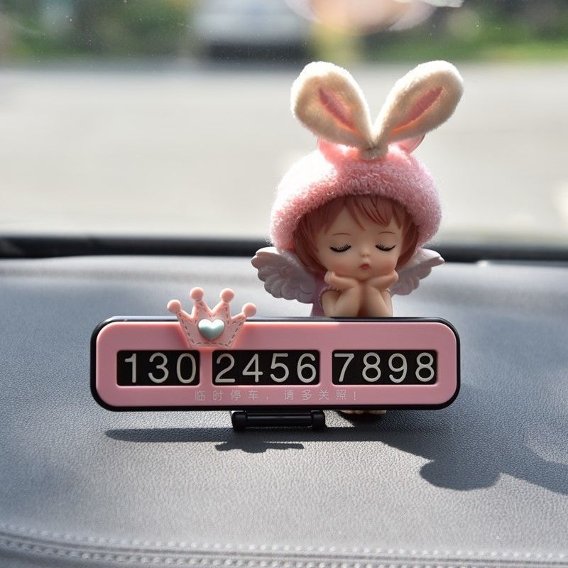 Chiweng Privremena pločica za parkiranje autom – Plastika, bez prilagođavanja, skriveni nosač