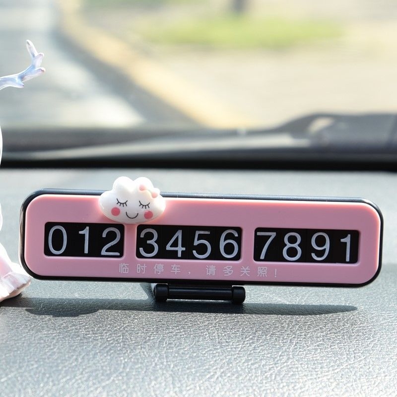 Chiweng Privremena pločica za parkiranje autom – Plastika, bez prilagođavanja, skriveni nosač