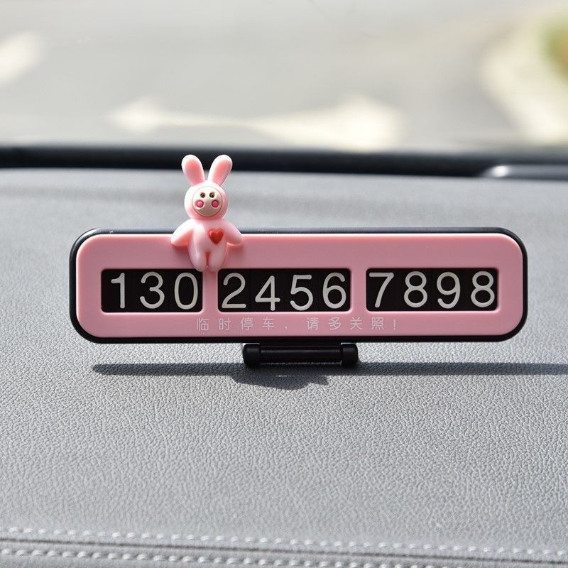 Chiweng Privremena pločica za parkiranje autom – Plastika, bez prilagođavanja, skriveni nosač