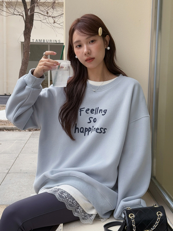 Φούτερ με κουκούλα και εκτύπωση κορεατικών γραμμάτων, χαλαρή γραμμή, γυναικείο χειμερινό μακρυμάνικο τοπ, 95% βαμβάκι