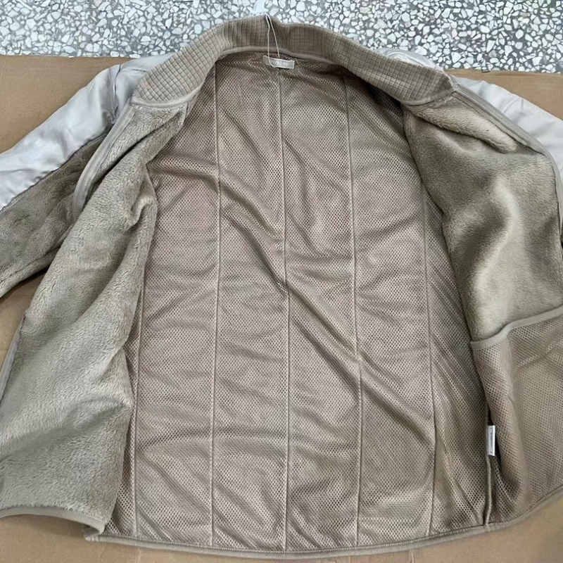 Unisex komplet Corduroy fleece jakna i hlače za zimu, sadržaj baršuna 30-50%, podstava od baršuna