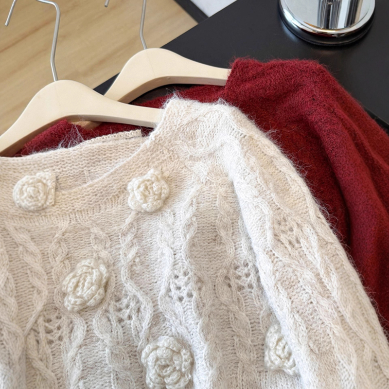 Ženski džemper s mašnicom, okrugli izrez, dugi rukavi, Ice Silk tkanina, duljina 50–65 cm
