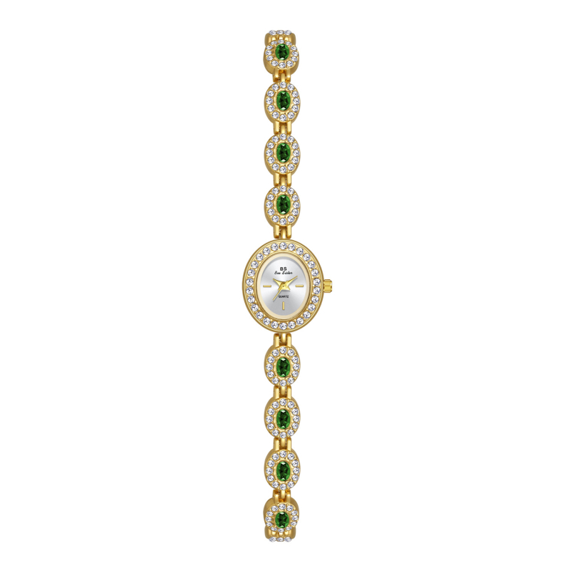 BS Bee Sister Fa1717 Quartz sat, ovalni brojčanik, 19x22 mm, pokret iz Singapura, vodootporno do 20 m
