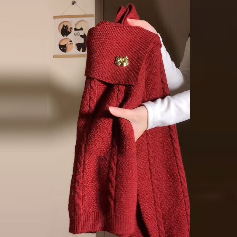 Pulover chenille tricotat cu spandex, guler polo, maneci lungi