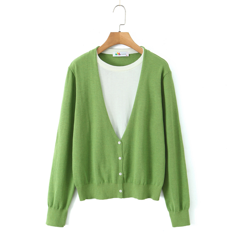 Pulover tricotat din amestec de lână cu design dublu fals, guler rotund, glugă, mâneci lungi, stil urban elegant pentru naveta zilnică