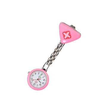 Ceas pentru asistentă medicală cu indicator luminos, afișaj tip indicator, mișcare electronică, carcasă din aliaj de zinc, curea din aliaj