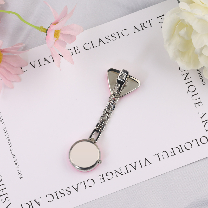 Ceas pentru asistentă medicală cu indicator luminos, afișaj tip indicator, mișcare electronică, carcasă din aliaj de zinc, curea din aliaj