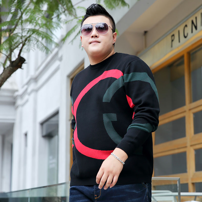 Muški pleteni džemper, slobodan oversize kroj, okrugli izrez, dugi rukavi, 100% pamuk jacquard tkanina