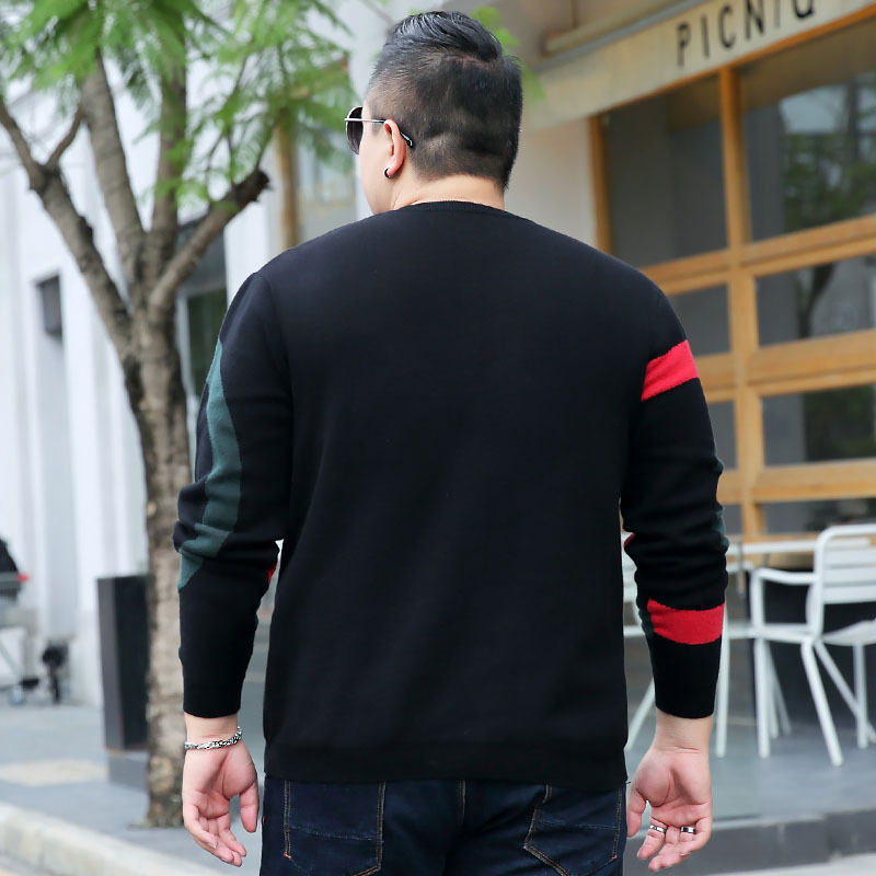 Muški pleteni džemper, slobodan oversize kroj, okrugli izrez, dugi rukavi, 100% pamuk jacquard tkanina