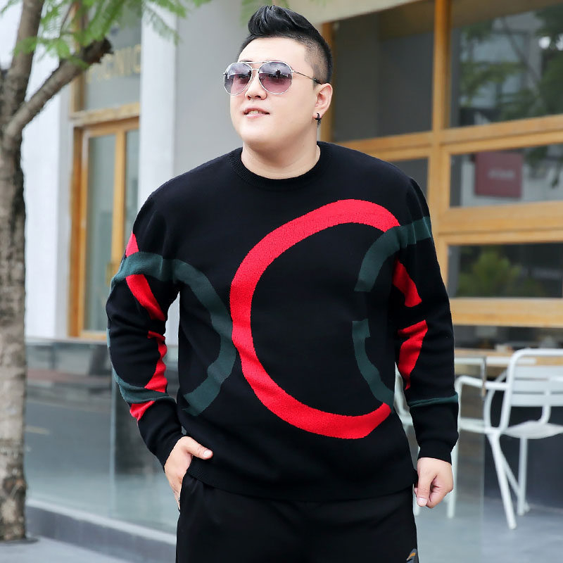 Muški pleteni džemper, slobodan oversize kroj, okrugli izrez, dugi rukavi, 100% pamuk jacquard tkanina