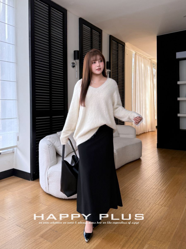 Pulover s kapuljačom od alpaka vuna, pleteni, V-izrez, dugi rukav, srednja duljina, ležeran stil, zima 2025