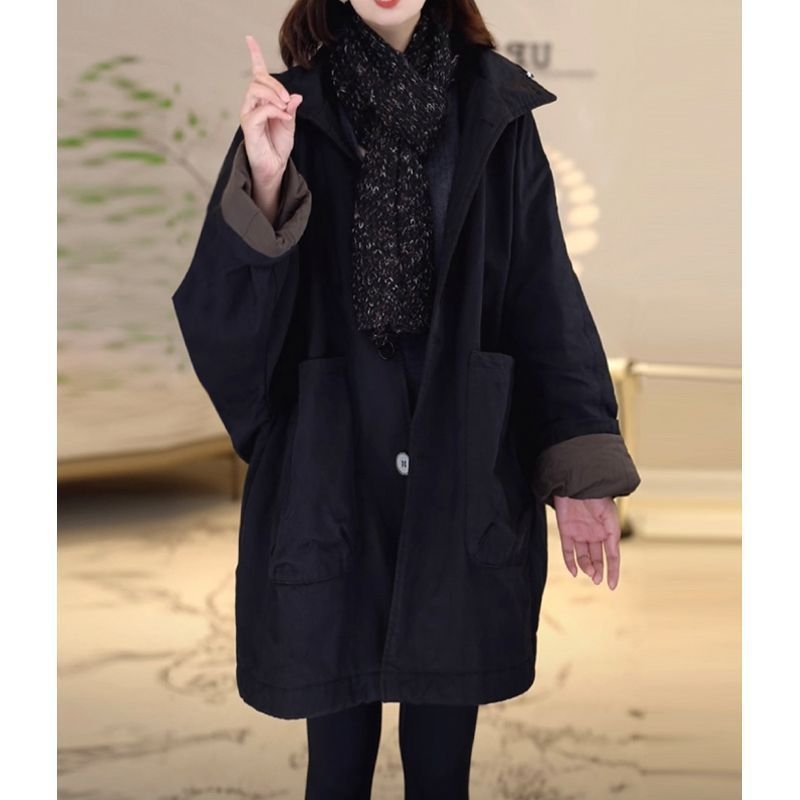 Pamučni kaput s punom od pamuka i spandeksa, kratka duljina ≤40 cm, bez rukava, polo ovratnik, labav kroj