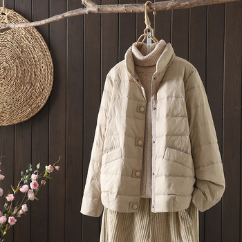 Női pamut-párnázott kabát akril töltővel, poliészter külső, normál hosszúságú, hosszú ujjú