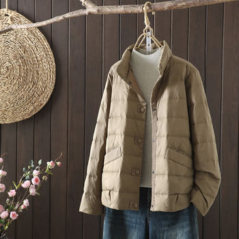 Női pamut-párnázott kabát akril töltővel, poliészter külső, normál hosszúságú, hosszú ujjú